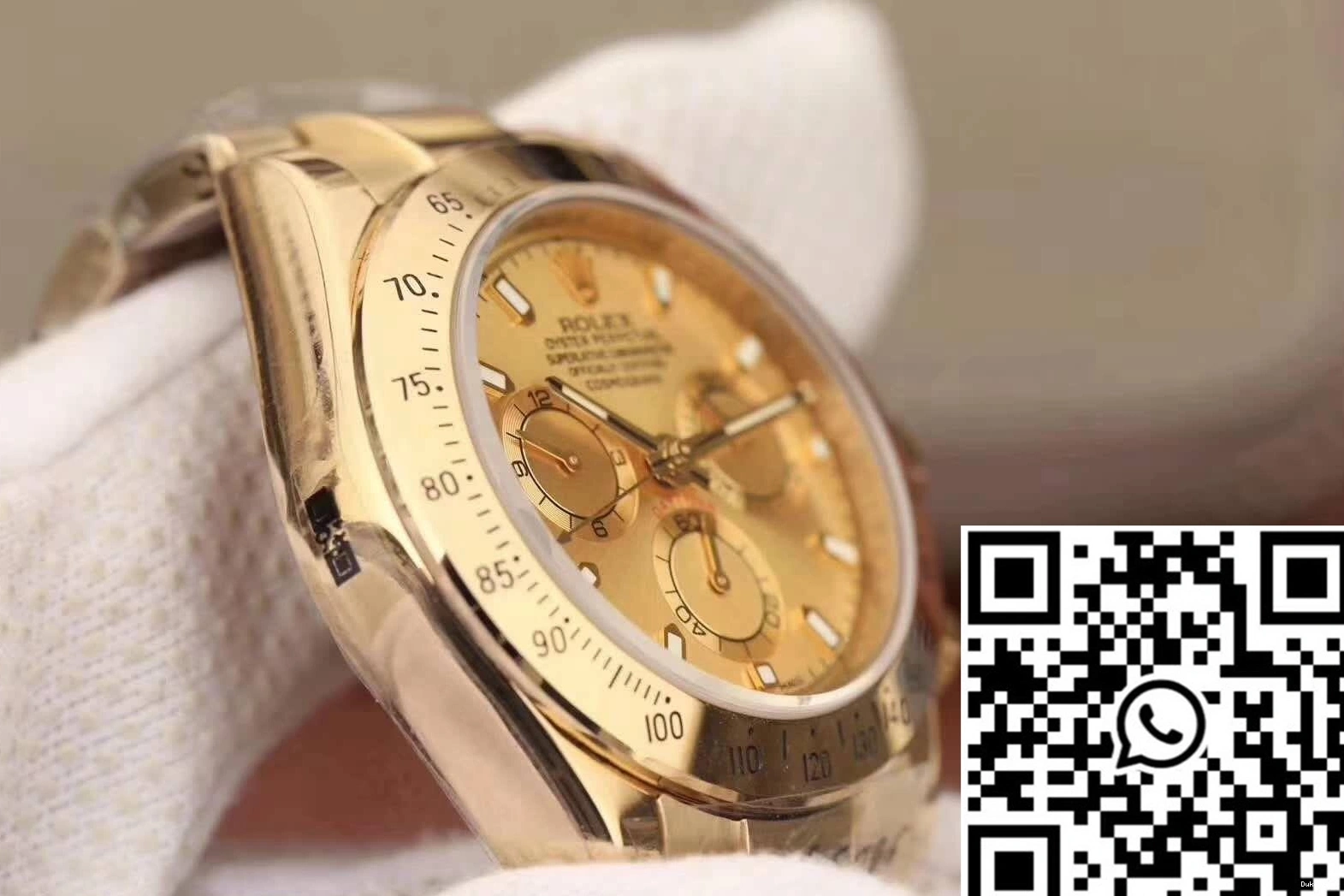 Cosmograph 116503 JH Rolex Dial Factory Gold Daytona 0920